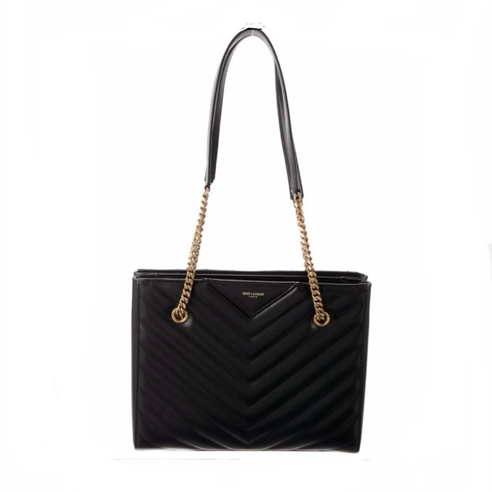 SOLD Saint Laurent Tribeca Shoulder Bag With Gold Hardware - Picture 1 of 15
